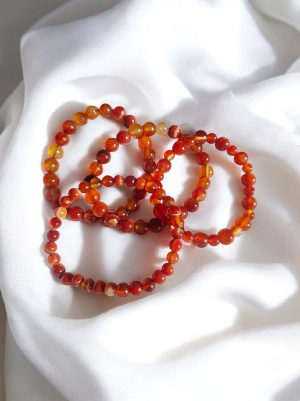 Bracelet en Cornaline – Vitalité & Confiance