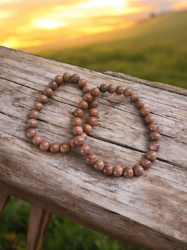 Bracelet en Goldstone – Optimisme & Énergie