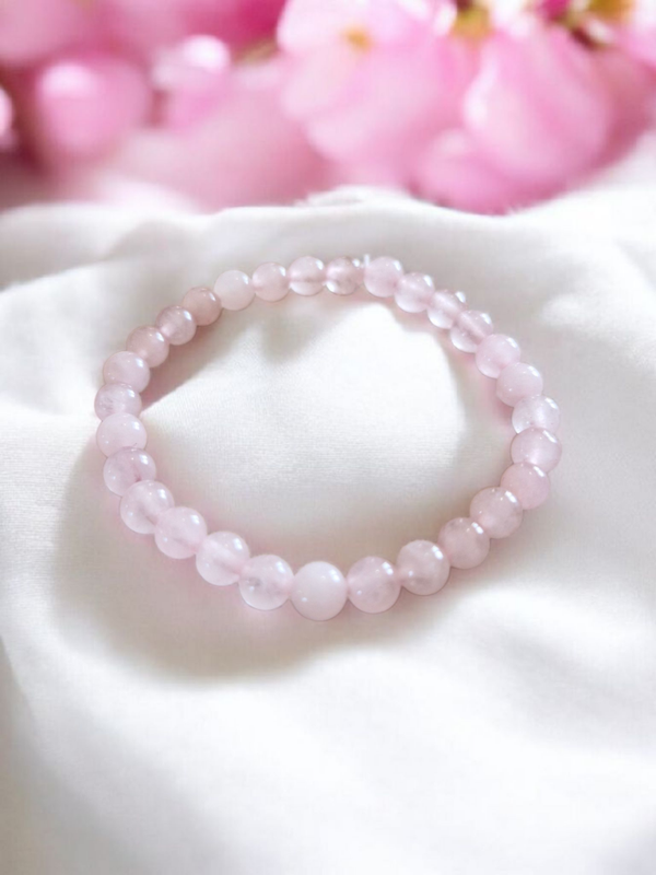 Bracelet en Quartz Rose – Amour & Douceur
