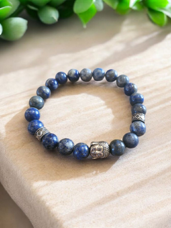 Bracelet en Sodalite & Lapis-Lazuli – Clarté & Sérénité