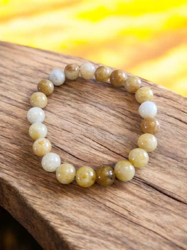 Bracelet en Aventurine Jaune – Joie & Énergie Positive
