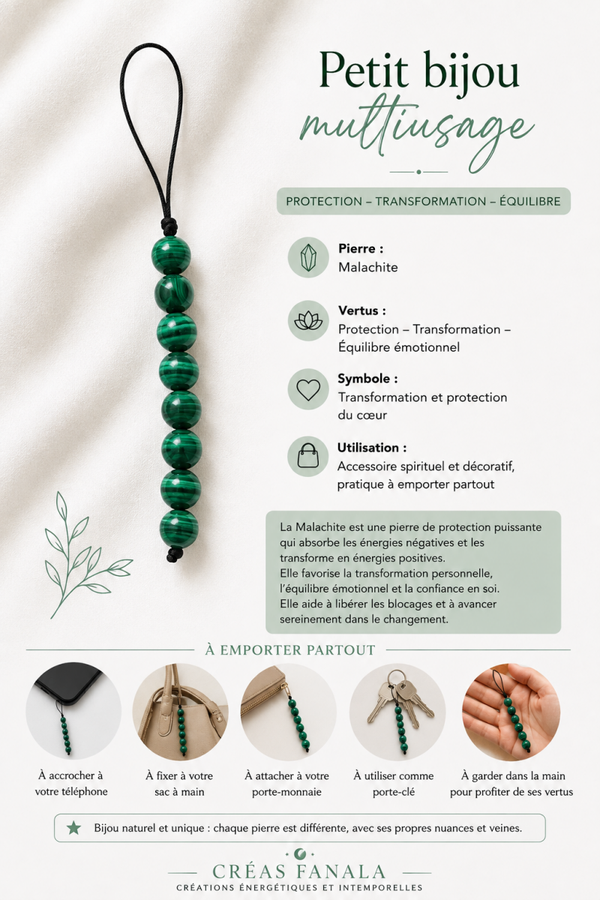 Petit bijou Malachite