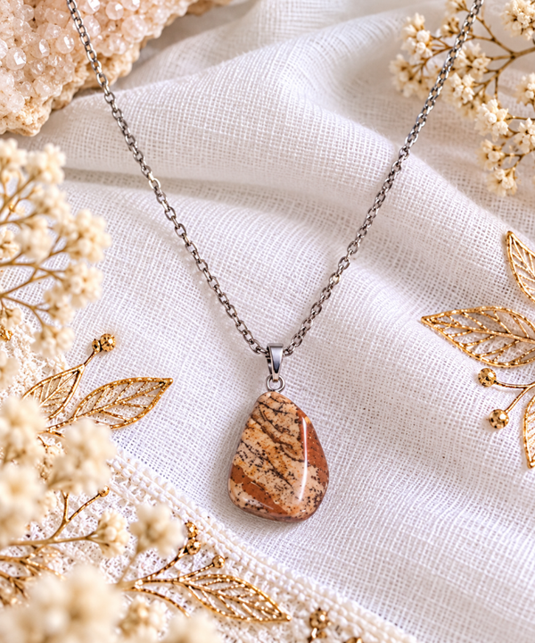 Collier – Jaspe Paysage