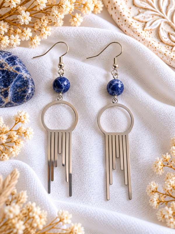 Boucles d'Oreilles Soladite - Argenté