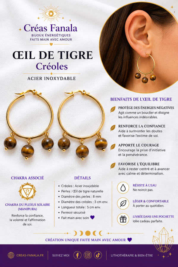 Créoles Œil de Tigre