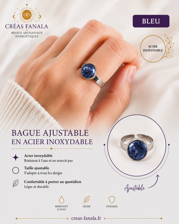 Bague Bleu