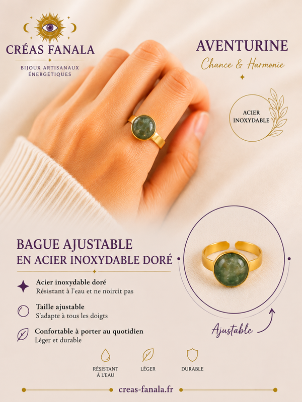 Bague Aventurine