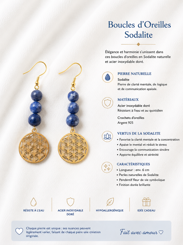 Boucles d’oreilles Soladite