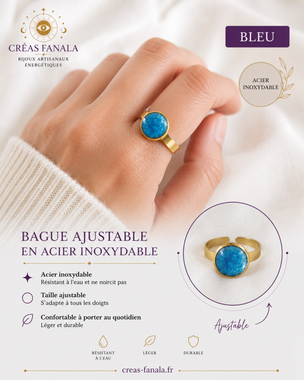 Bague Bleu