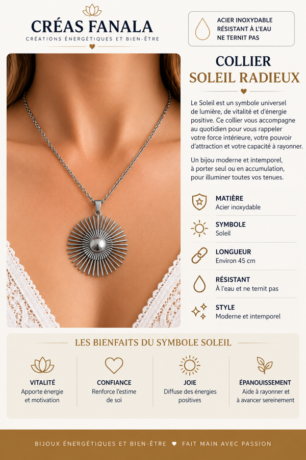 Collier Soleil Radieux