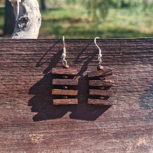 Boucles d’oreilles Bois Nature – Élégance & Authenticité