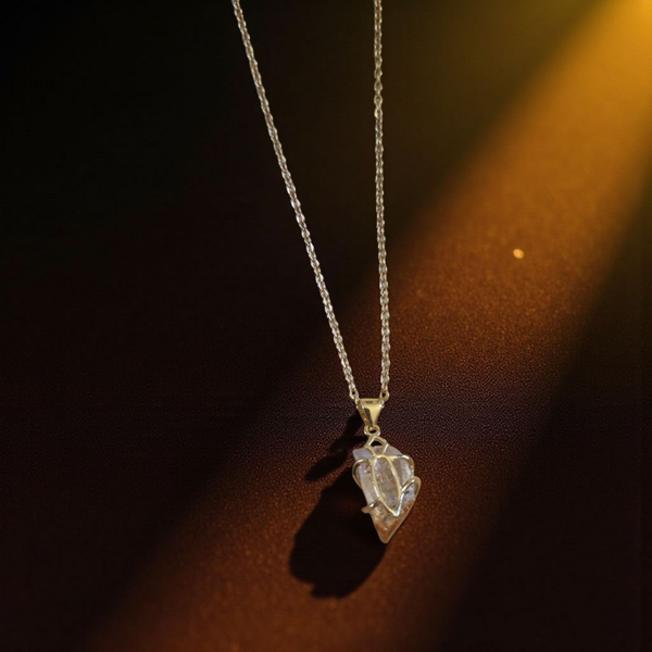 Collier Citrine en cage