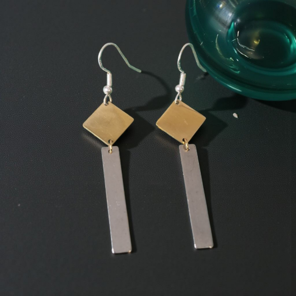 Boucles d’oreilles – Duo Géométrique