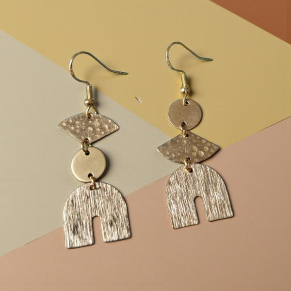 Boucles d’oreilles — Géométrie Bohème