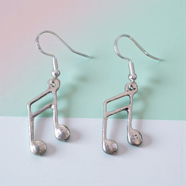 Boucles d’oreilles – Doubles Notes de Musique