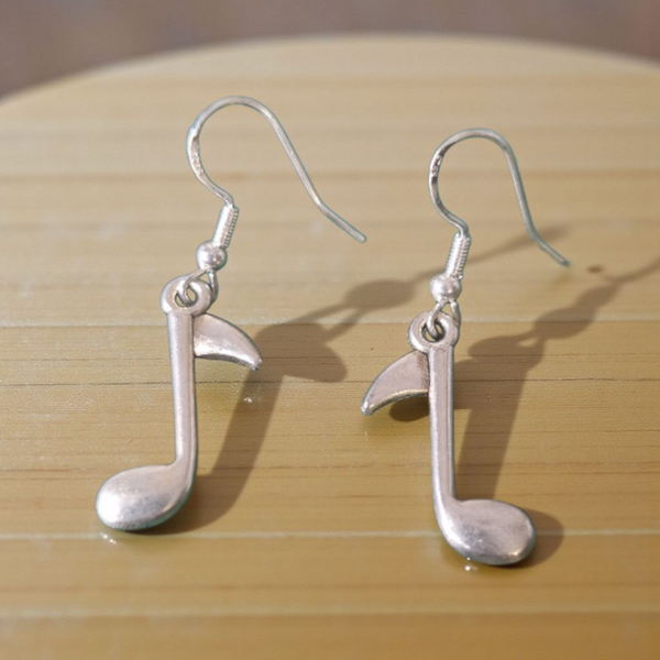 Boucles d’oreilles – Notes de Musique