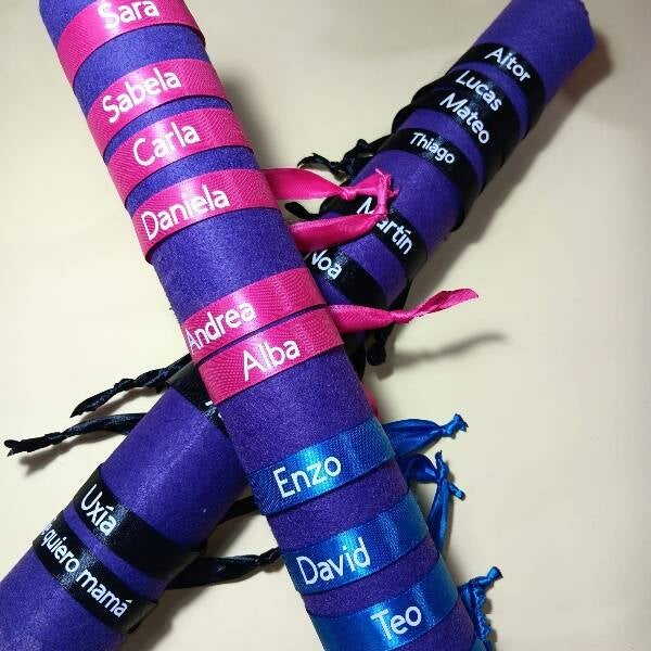 Pulsera ajustable en 3 colores con tu nombre, fecha, etc...