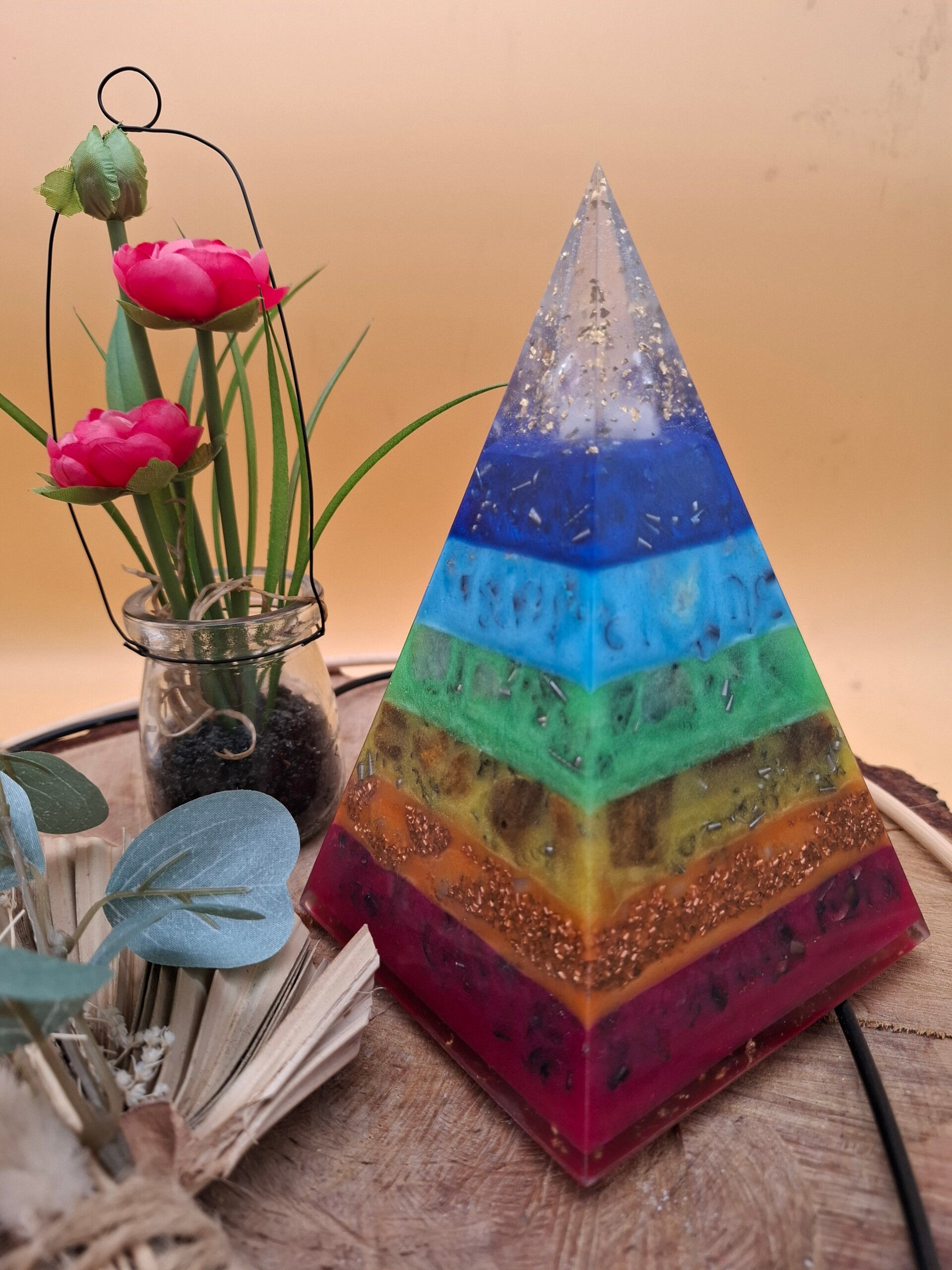 Orgonit Chakra Pyramide