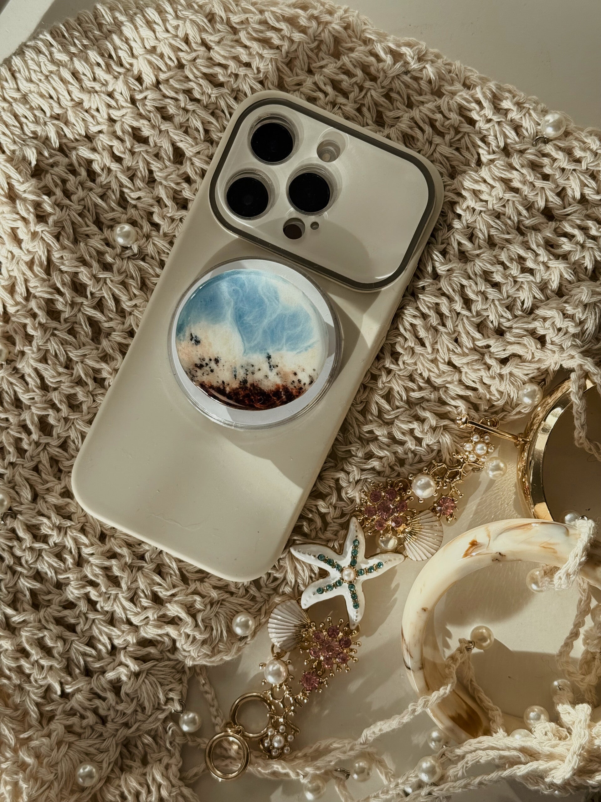Coastal Stone - Ocean Pearl MagSafe