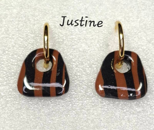 Justine - marron/noir