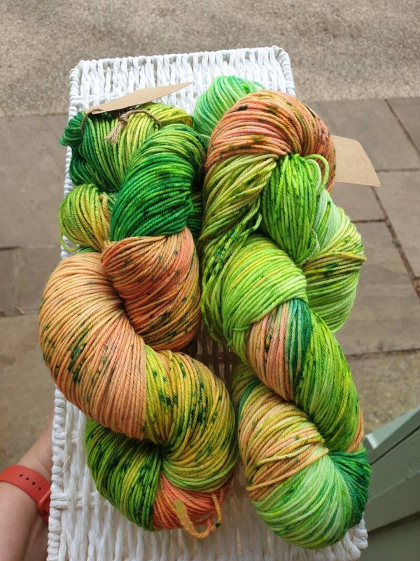 Hand dyed socks yarn Sycamore