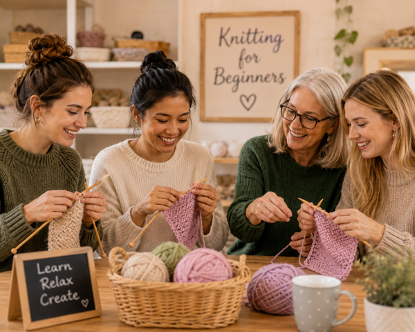 Knitting class - complete beginners