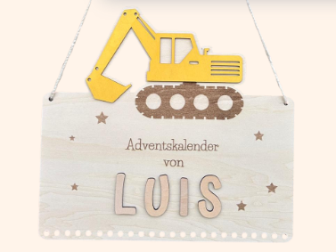 Adventskalender "Bagger"