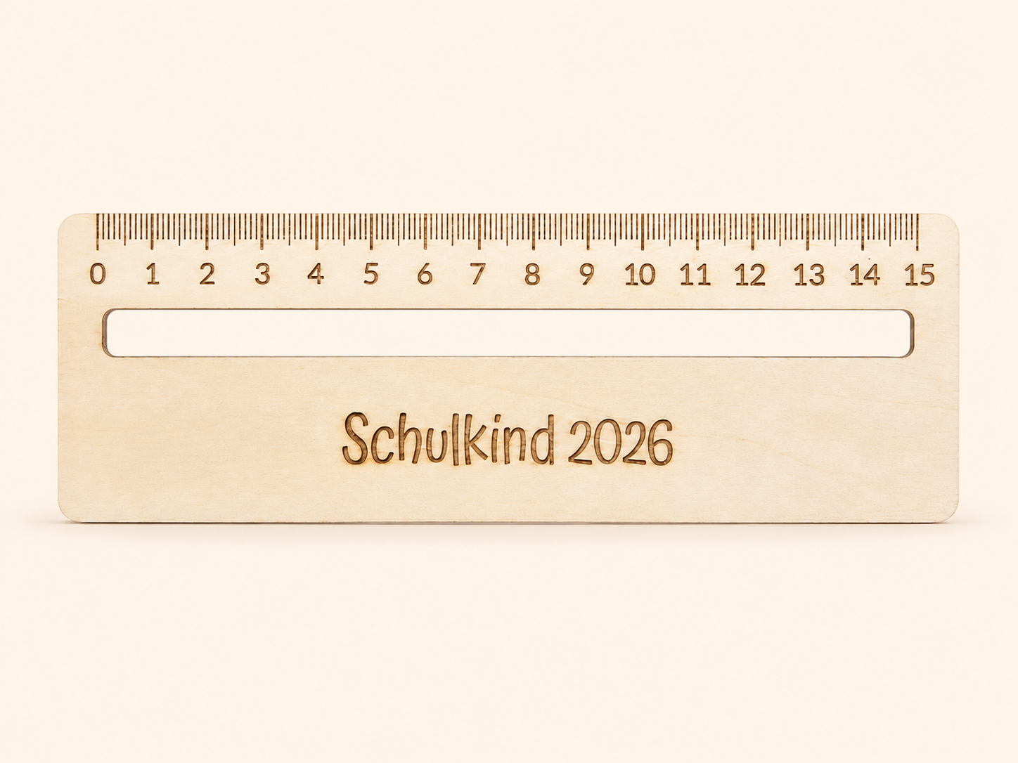 Lineal mit Lesehilfe