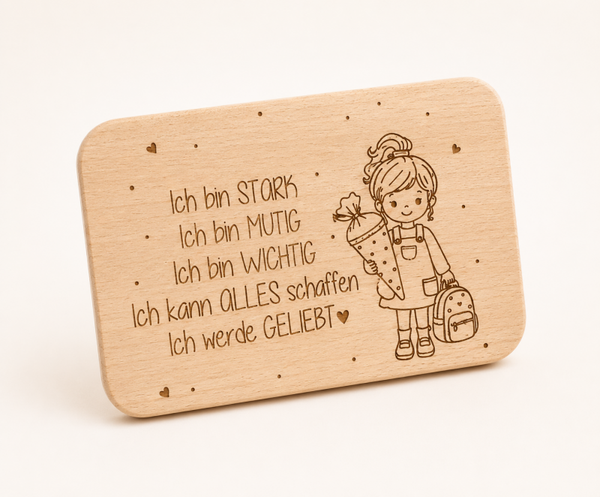 Jausenbrett ICH BIN STARK