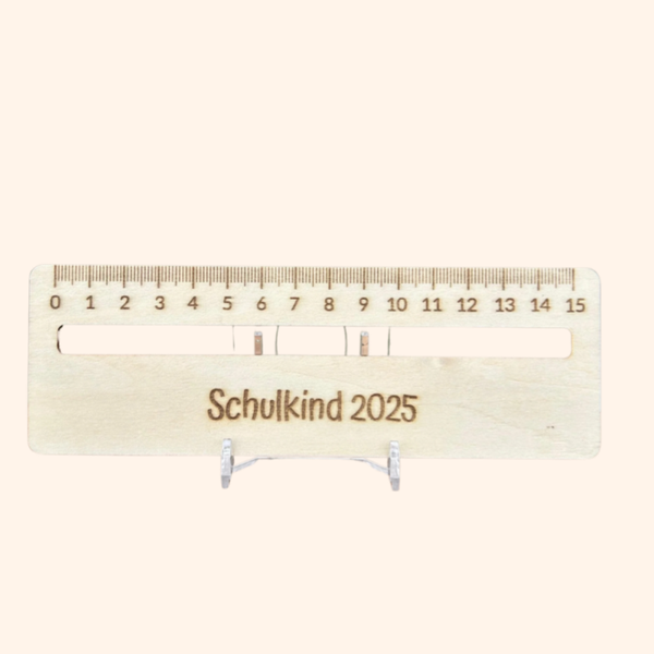 Lineal mit Lesehilfe