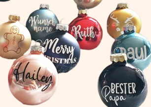 Christbaumkugel Glas