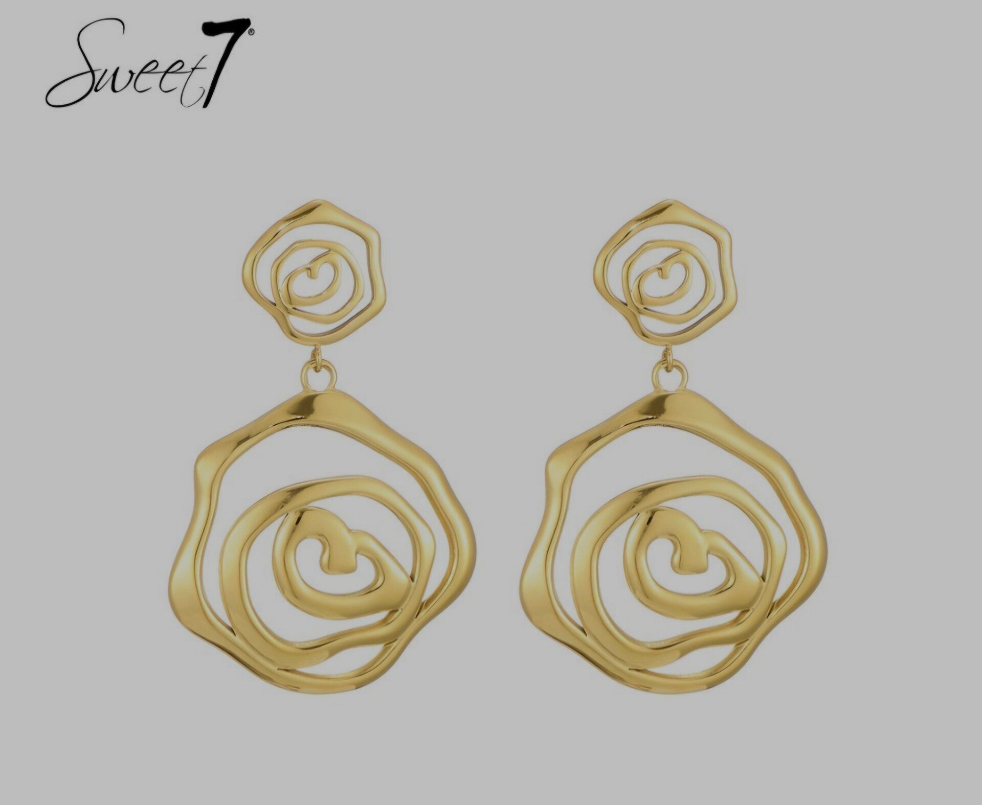 Oorbel Goldy swirl