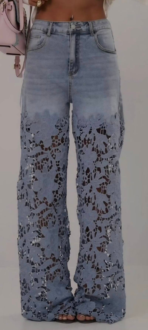 Jeans flower
