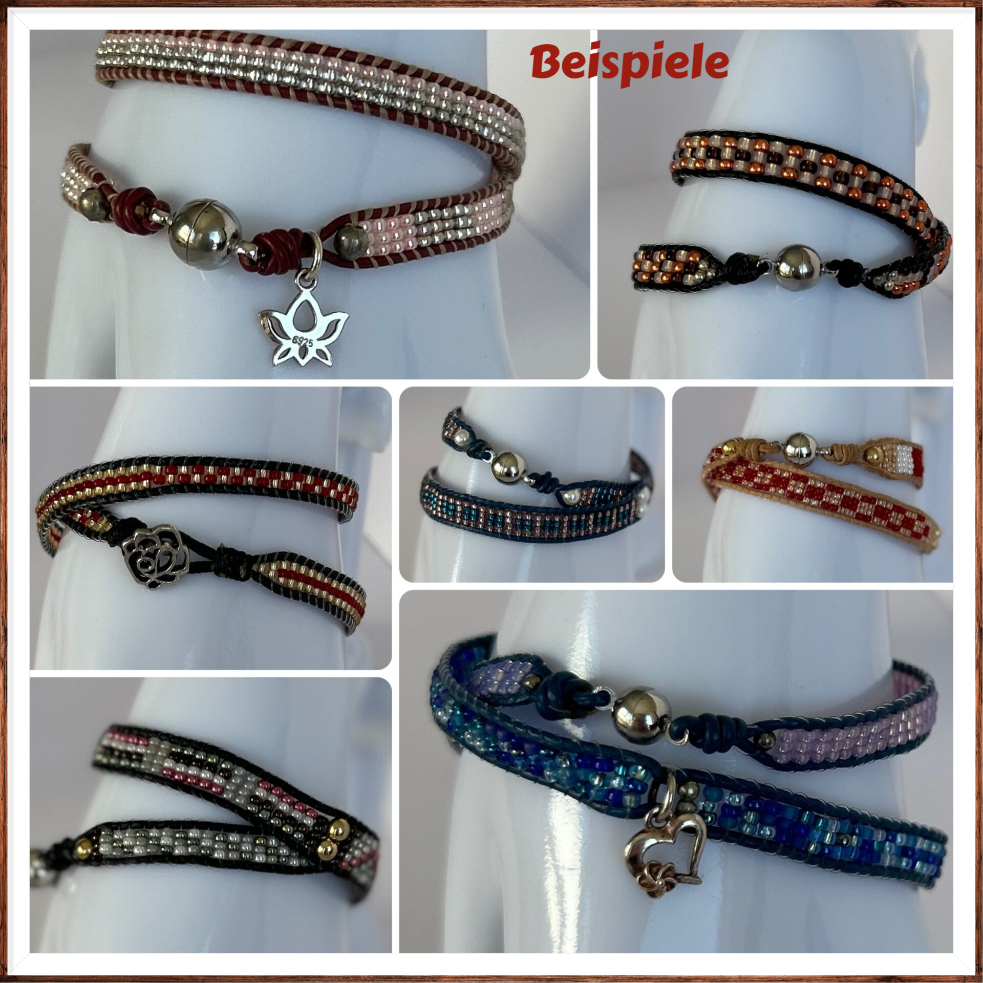 gewebte Perlenarmbänder