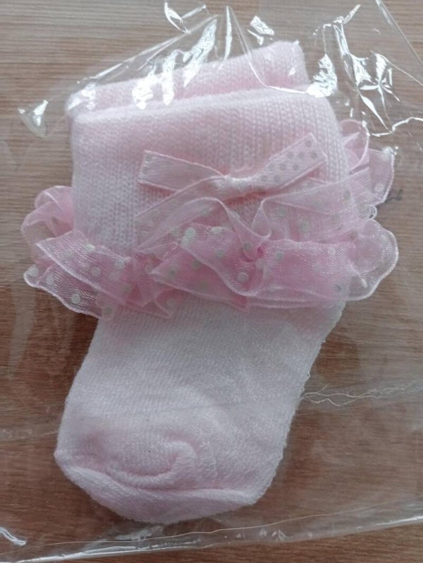 Schattige Roze Babykousjes met Strik