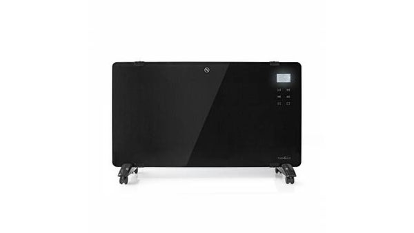 Nedis HTPL20FBK Glazen Paneel Convectorkachel 2000 W Zwart