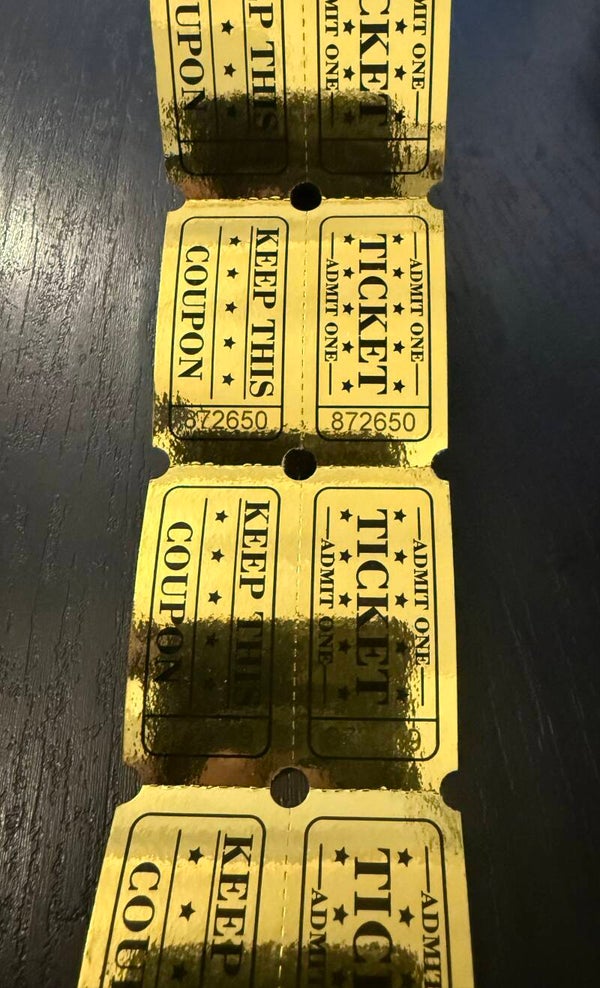 Ticket Tombola Tirage le 6 Décembre