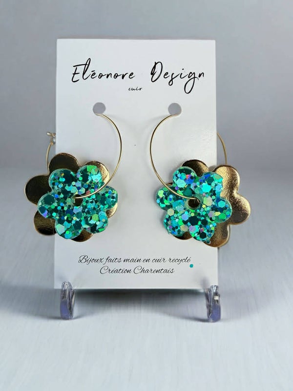 La Créole Turquoise Glitter