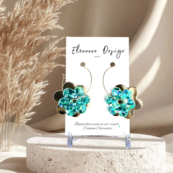 La Créole Turquoise Glitter