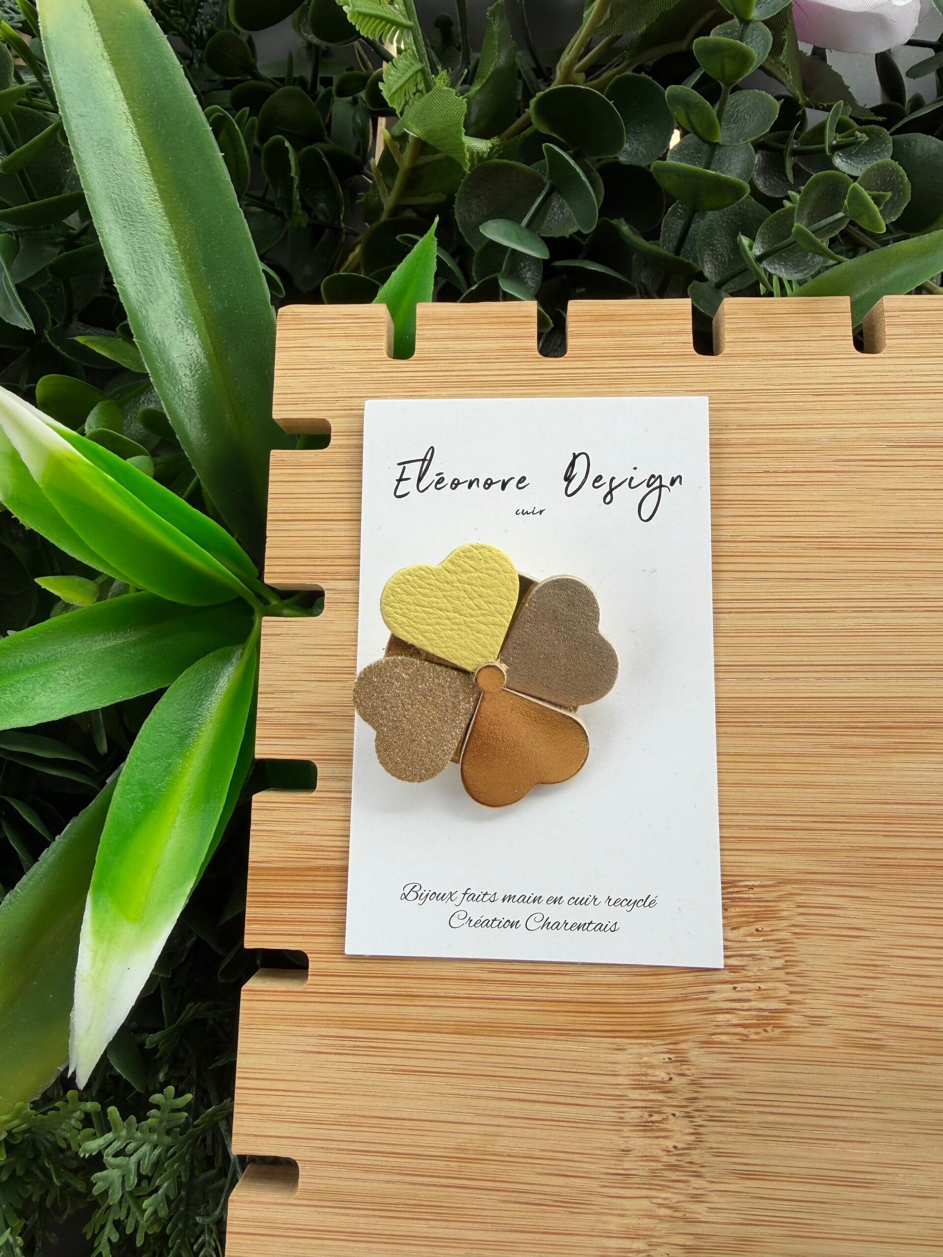 Broche Alia jaune