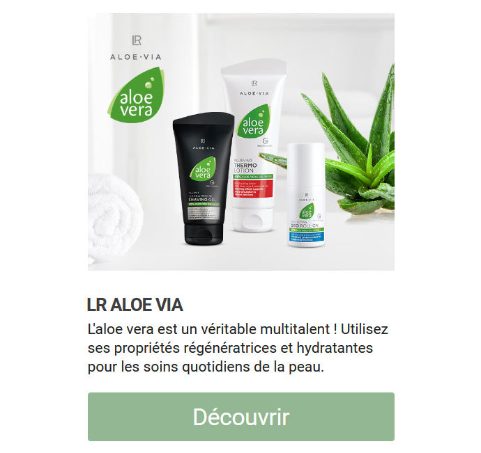 produits aloe vera lr