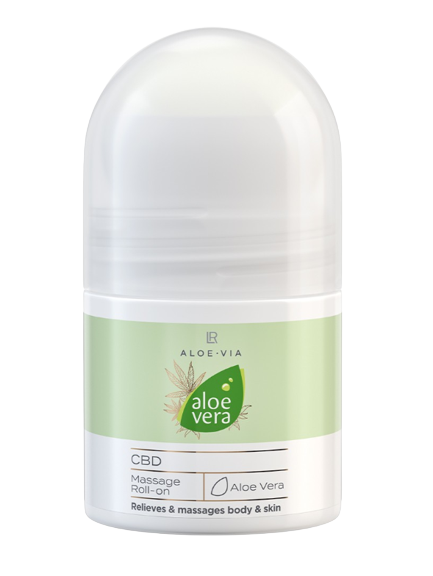 roll-on de massage aloe vera cbd lr 