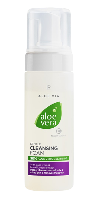 mousse nettoyante aloe vera lr