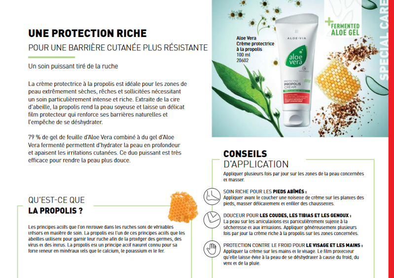 crème propolis aloe vera lr health beauty