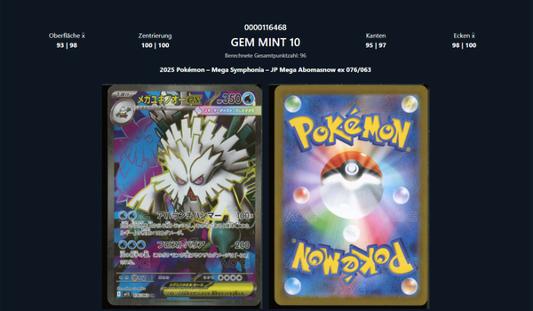 AOG 10 - Mega Abomasnow ex 076/063 JP