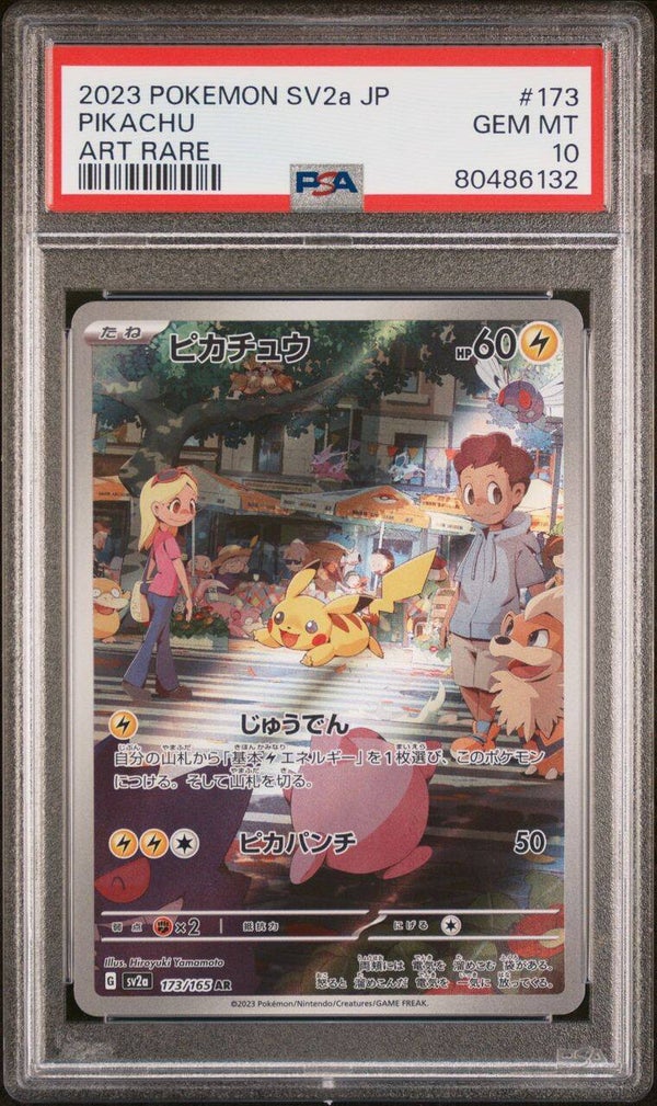 PSA 10 - Pikachu SV2a 173/165 JP