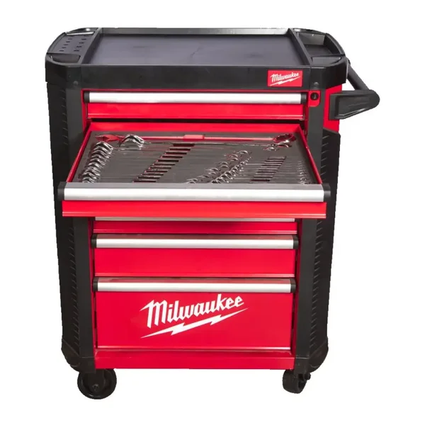 Milwaukee 4932498185 TOOLGUARD™ Stalen Gereedschapswagen gevuld - 206-delig - 7 laden - 30˝ / 78 cm