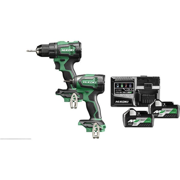 HiKOKI KC18DE WAZ combopack 36V 2,5Ah/18V 5,0Ah