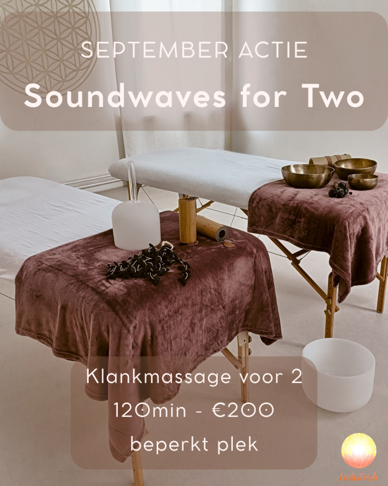 september actie - soundwaves for two