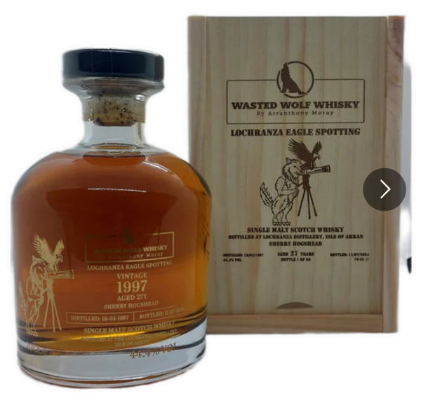 Wasted Wolf MX1 Lochranza Eagle Spotting - Isle of Arran Distillery - 1997 27y Sherry Cask 44,4%%